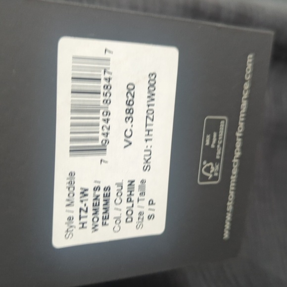 Stormtech Outdoor Charcoal Quarter-Zip Pullover Base Thermal - Size Small NWT - Picture 5 of 9